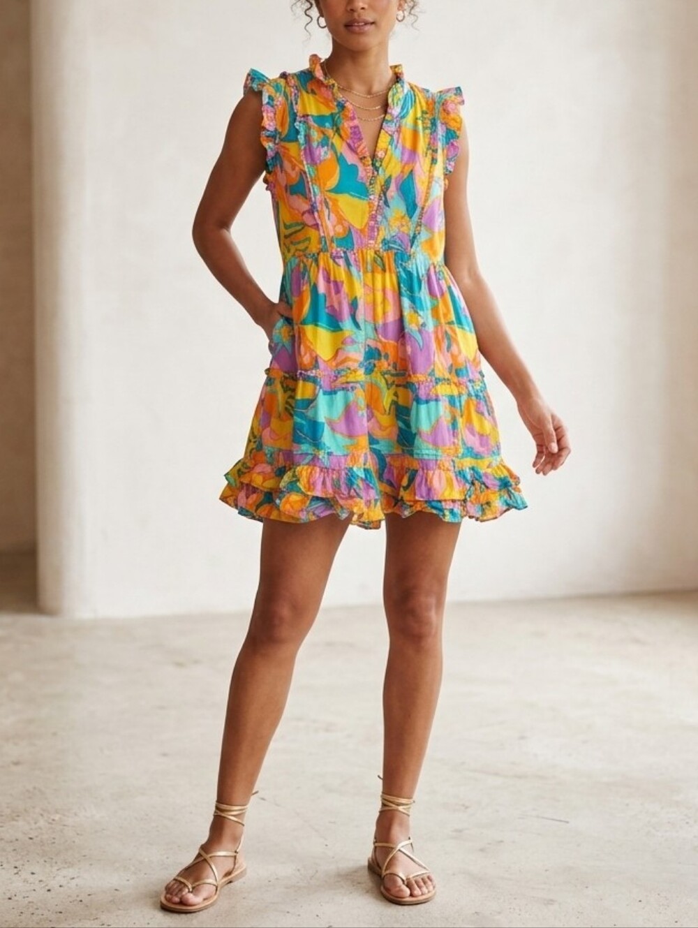 Love The Label Elana Poplin Dress Boho Feminine 307